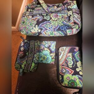 Vera Bradley handbag set in EUC